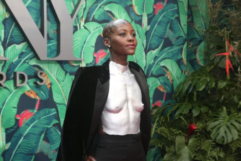 Lupita Nyong'o breastplate 2023 viral moments
