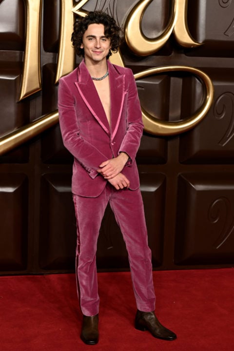 Timothée Chalamet Wonka Style in London