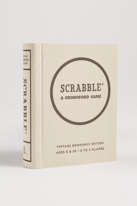 WS Game Company WS Game Company Scrabble Vintage Bookshelf Edition, houseware gifts