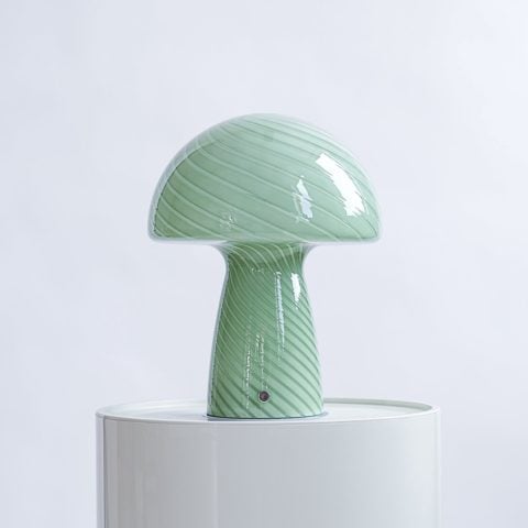 humber Humber Glass Mushroom Table Lamp, houseware gifts