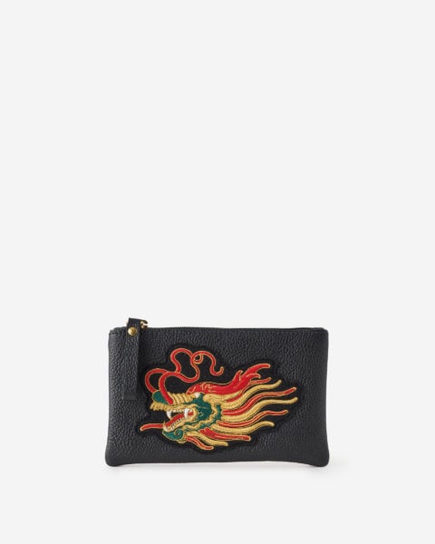 Roots x CLOT Lunar New Year zip pouch