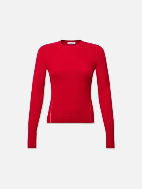 Frame Lunar New Year cashmere crew in red