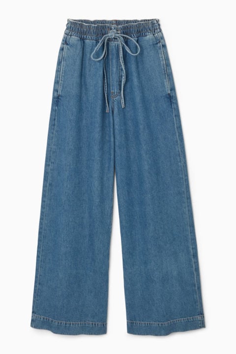 cos COS wide-leg fluid denim trousers