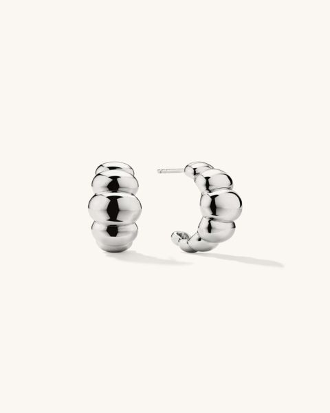 mejuri puffy hoops, best friend gifts