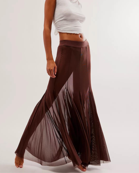 sheer maxi skirt, best beach cover-ups