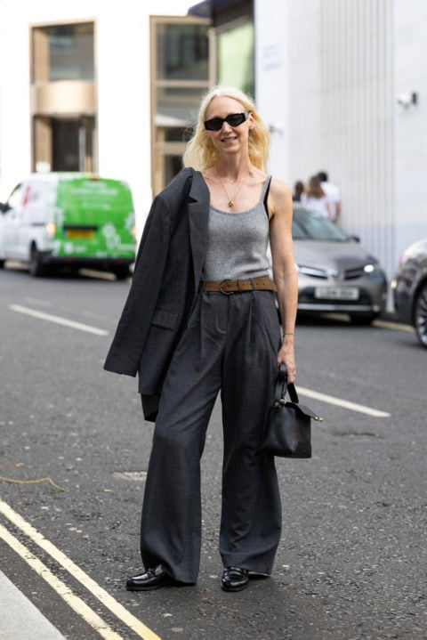 street style photo, women's tank tops