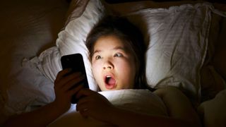 Teenager shocked at phone