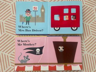 Inside Where's Mrs Queen? and Where's Mr Pirate?