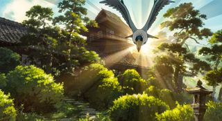 Still from The Boy and the Heron movie