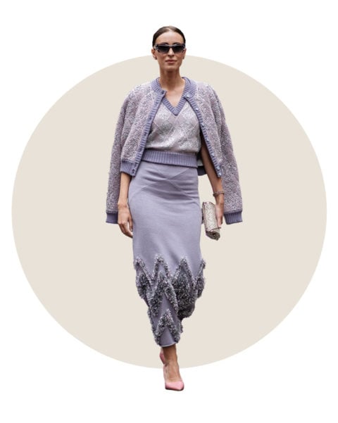 knit midi-skirt
