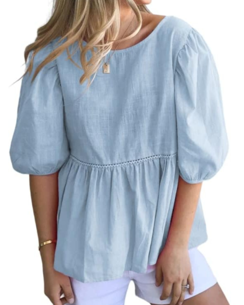 Amazon redmore peplum tops