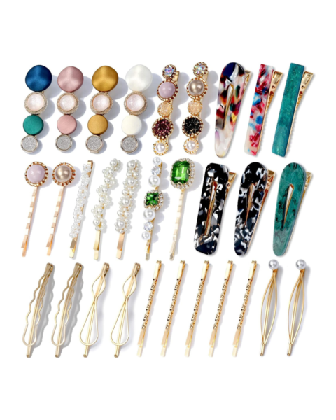 acrylic resin hair clips
