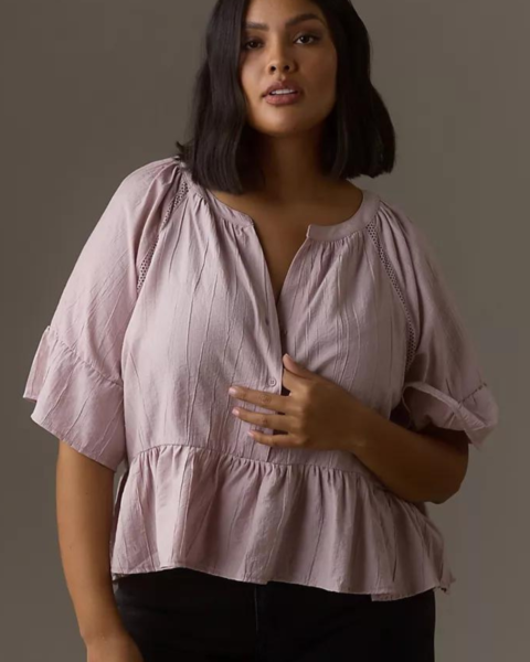 Anthropologie peplum tops