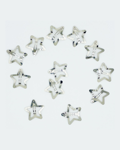star hair clips