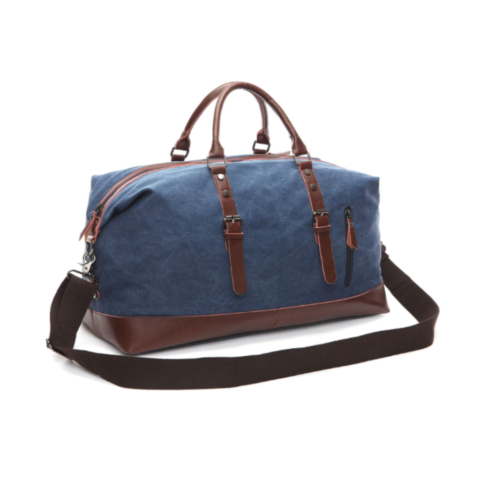 telosports TELOSPORTS Oversized Canvas Weekender Bag, best travel bags for men