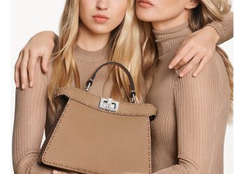 Kate Moss and Lila Grace Moss Star In Fendi Peekaboo Bag Campaign