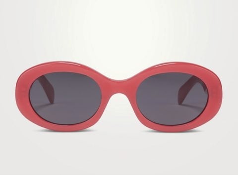 celine Celine Triomphe Oval Sunglasses