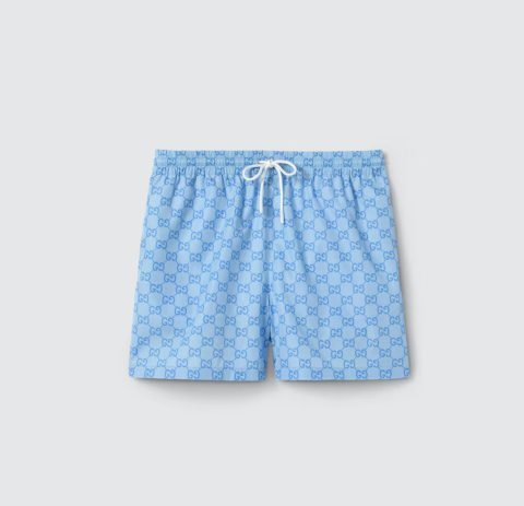 Gucci GG Print Nylon Swim Short, stylish father's day gifts