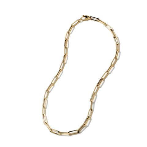 SustainableJewellery_7 Loren Stewart XL Boxy Long Link Chain, recycled jewellery