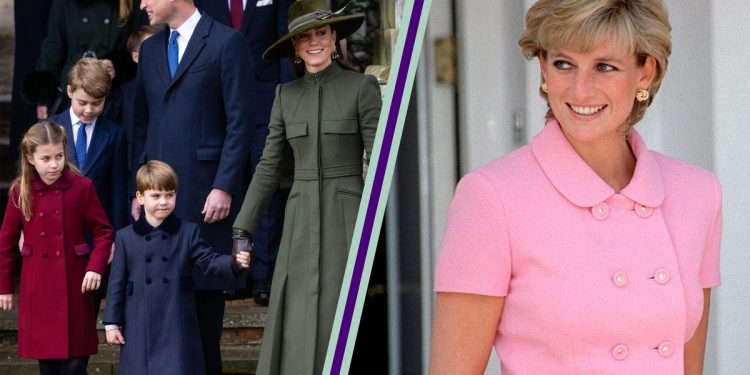 Prince George, Charlotte and Louis’ are kept ‘grounded’ by Princess Diana’s ‘golden parenting rule’ that Kate Middleton swears by