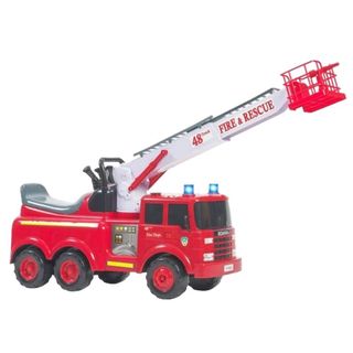 Action Fire Engine and Toy Helmet