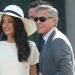 We’re captivated by Amal Clooney’s ivory and navy trim suit