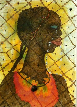No Woman No Cry by Chris Ofili