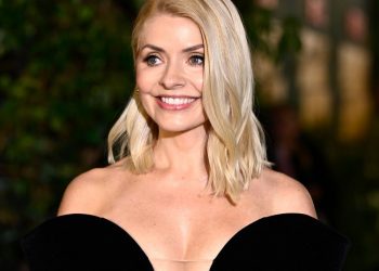 Holly Willoughby’s camo mini skirt and hiking boots nailed ‘glamourflage’