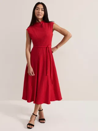 Phase Eight Ofelia Sleeveless Dress, Red