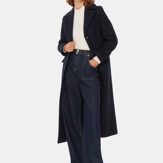 Navy Whistles coat