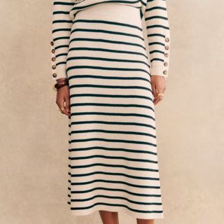 Sézane Naelle Striped Skirt