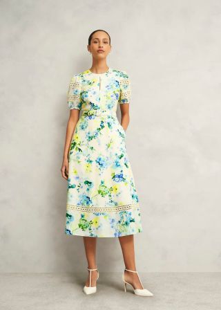 Winnie Floral Linen Dress