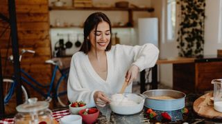 woman baking