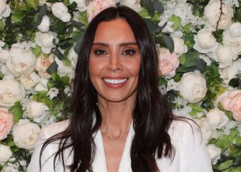 Christine Lampard’s co-ord is a celebration of horizonal stripes