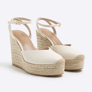 cream wedge espadrilles