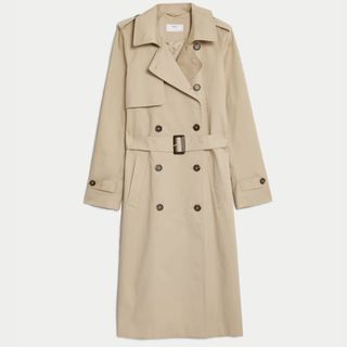 M&S Cotton Rich Trench