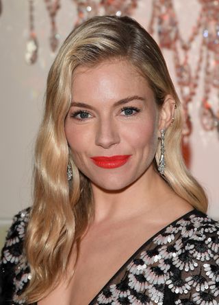 Sienna Miller attends FIA Formula E Gala Dinner at Villa Miani on April 14, 2018 in Rome, Italy