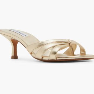 gold kitten heels