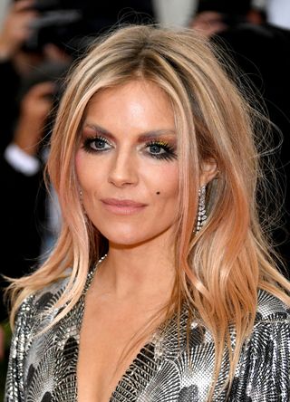 Sienna Miller attends The 2019 Met Gala Celebrating Camp: Notes on Fashion at Metropolitan Museum of Art on May 06, 2019 in New York City