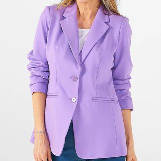QVC Ponte Blazer in Violet