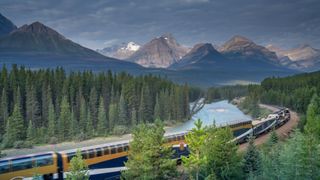 Banff to Alberta train