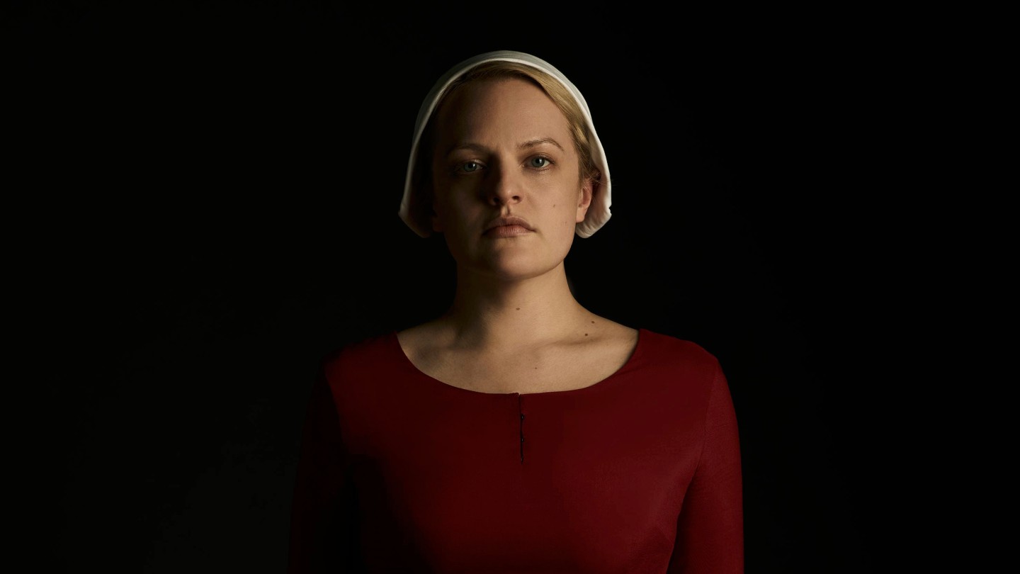 Elisabeth Moss in The Handmaid's Tale