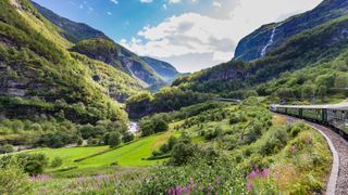 Flåm to Myrdal train in norway