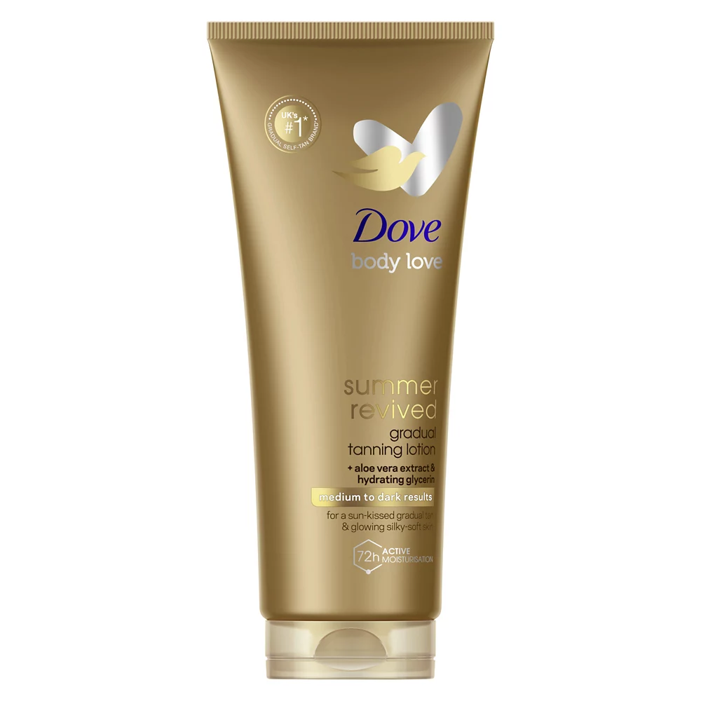 Dove Dermaspa Summer Revived Medium to Dark Self Tanning Body Lotion 200ml