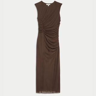 M&S Ruched Midaxi Dress
