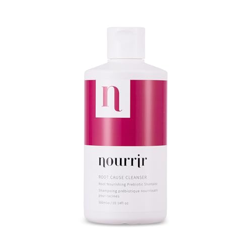 Nourrir Root Cause Cleanser Root Nourishing Prebiotic Shampoo 300ml - Clarifying Shampoo for Hair Growth & Anti Dandruff, Sls & Paraben Free, Strengthens & Detoxifies, Ideal for Men & Women 25+