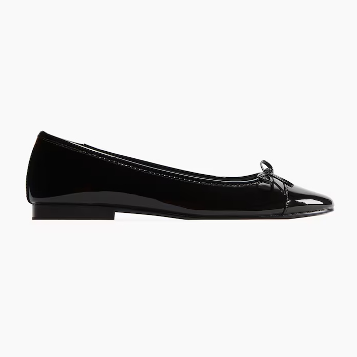 H&M Black Patent Ballet Flats