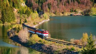 Spišská Nová Ves to Poprad train in Slovakia