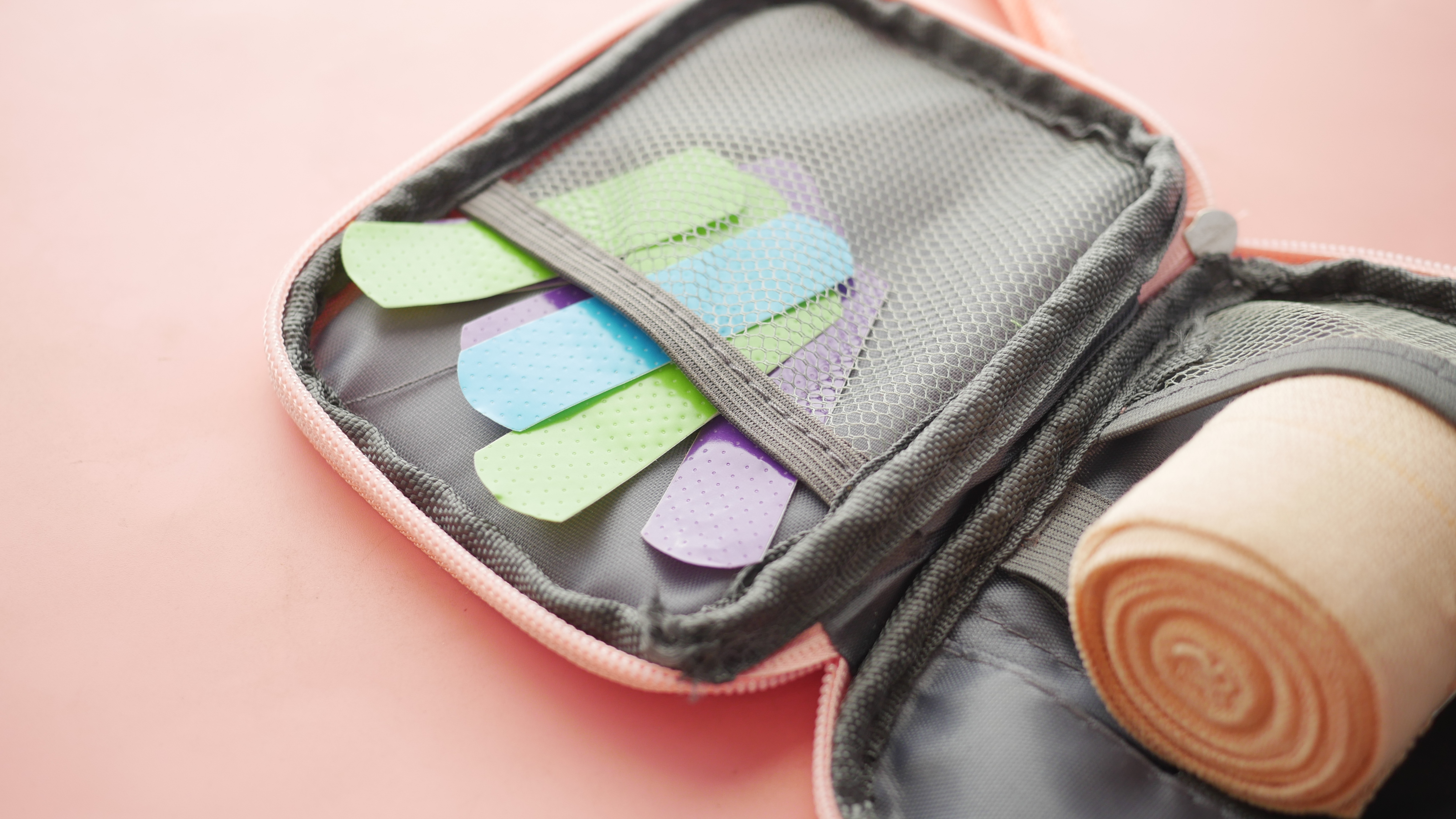plasters in first aid kit