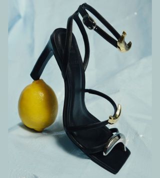 Image of open toe heel 